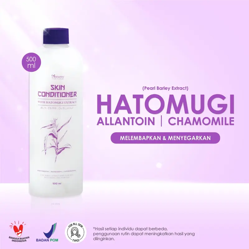 Autumn Toner Skin Conditioner With Hatomugi Extract 500ml 4