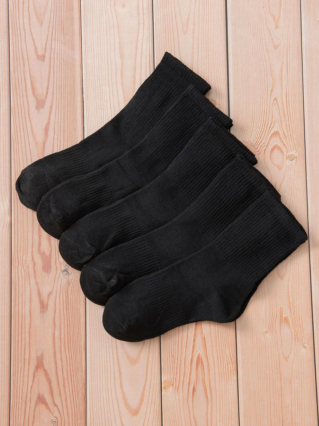 Women's 5 Pairs Solid Crew Socks, Basic Simple Mid Calf Socks For Daily Wear, Women's Socks For All Seasons