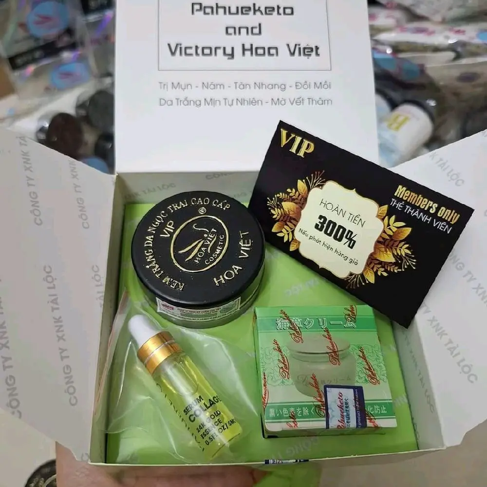 Bộ Kem Nám Chuyên Sâu Hoa Việt (Tài Lộc)