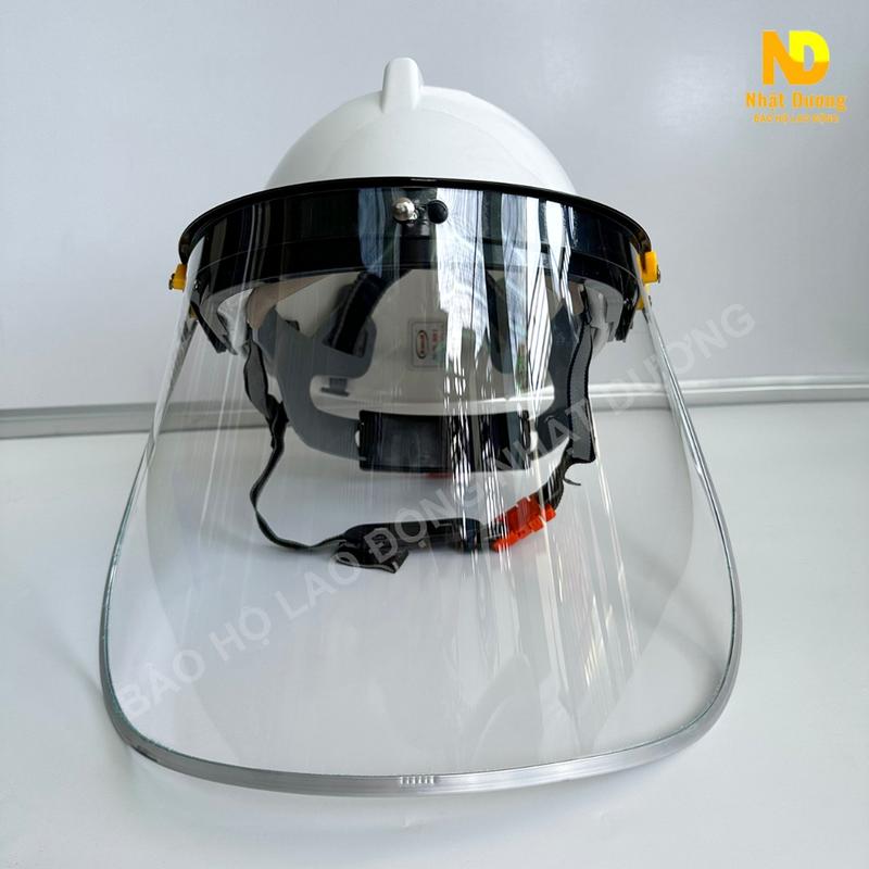 Nón bảo hộ lao động có gắn kính Everest EV-4A và EV-815 dùng trong mài cắt chống bụi văn bắn bảo vệ mắt N001