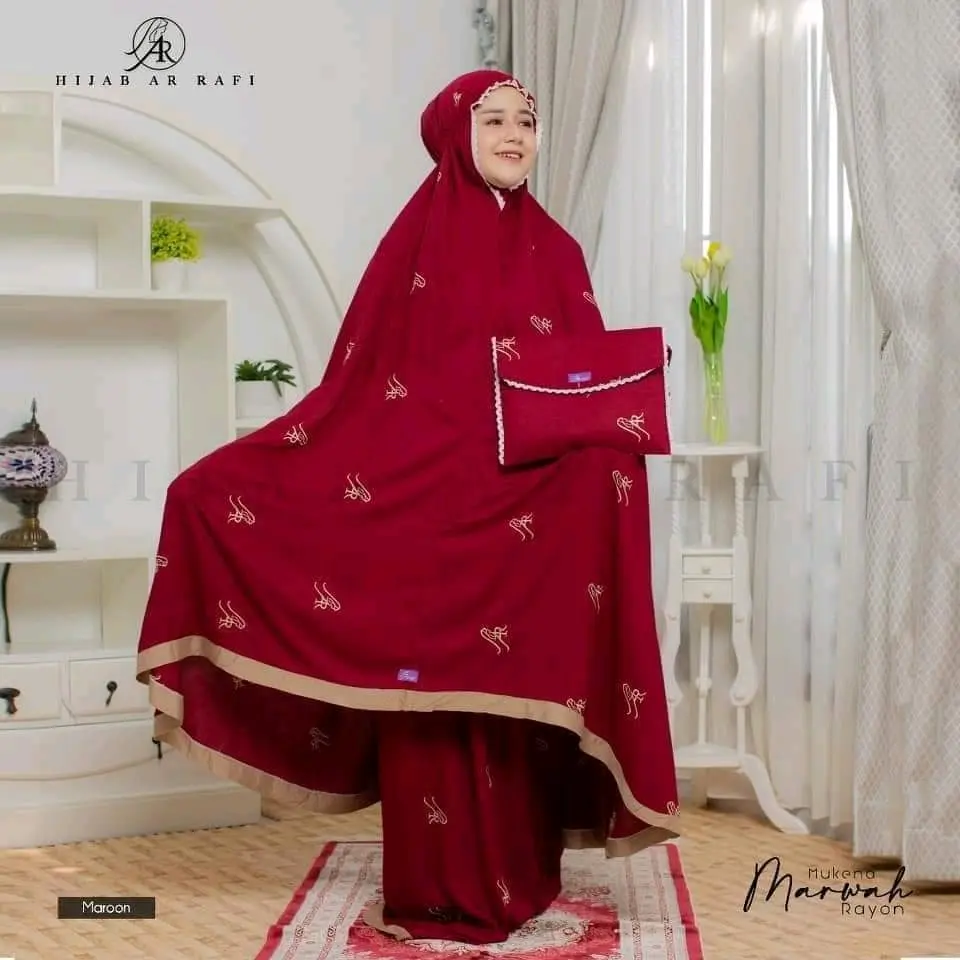 Promo Mukena marwah by Arrafi Mukena adem dan nyaman Mukena dewasa