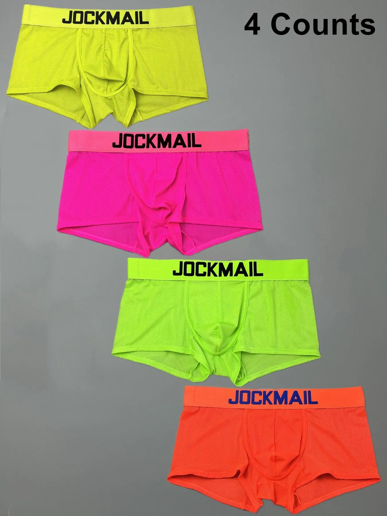 Men's Letter Tape Waist Boxer Brief, Breathable Comfy Underwear for Daily Wear, Casual Men's Underwear for All Seasons, Undergarments