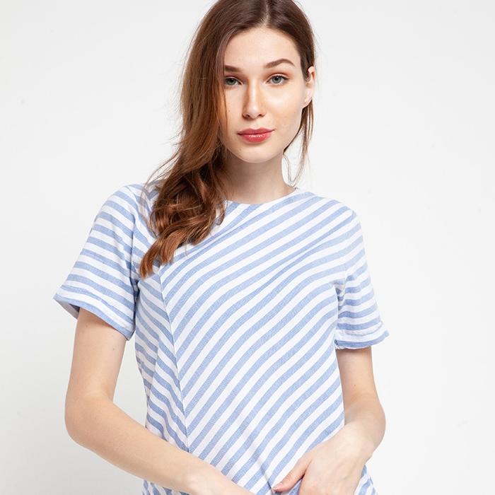 Gambar X8 Amany Blouse Wanita Slim-fitting - s dari XEIGHT Kota Administrasi Jakarta Barat Tokopedia