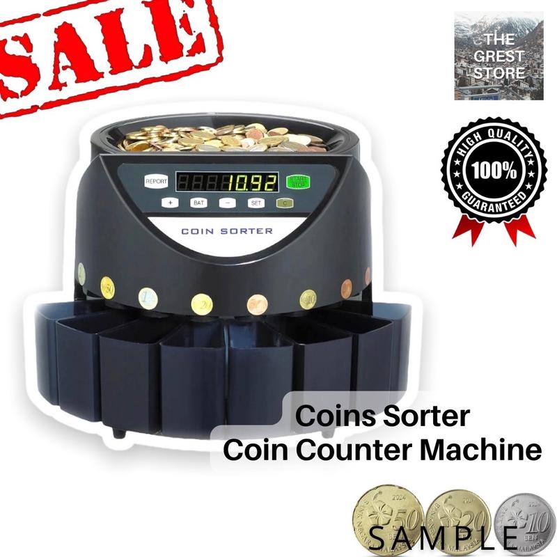 Coin Counter Coin sorter Banker Money Electronic Coins Sorte - TikTok ...