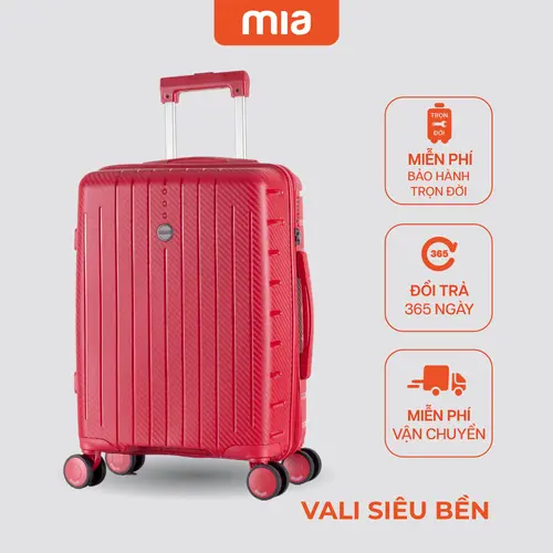 Vali kéo Pisani TARUS 3 size 20/24/28 Nhựa PP siêu bền, chống bể vỡ tốt - MIA