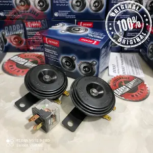 KLAKSON DENSO MODEL DISC SUARA AVANZA UNTUK MOTOR DAN MOBIL 12 VOLT