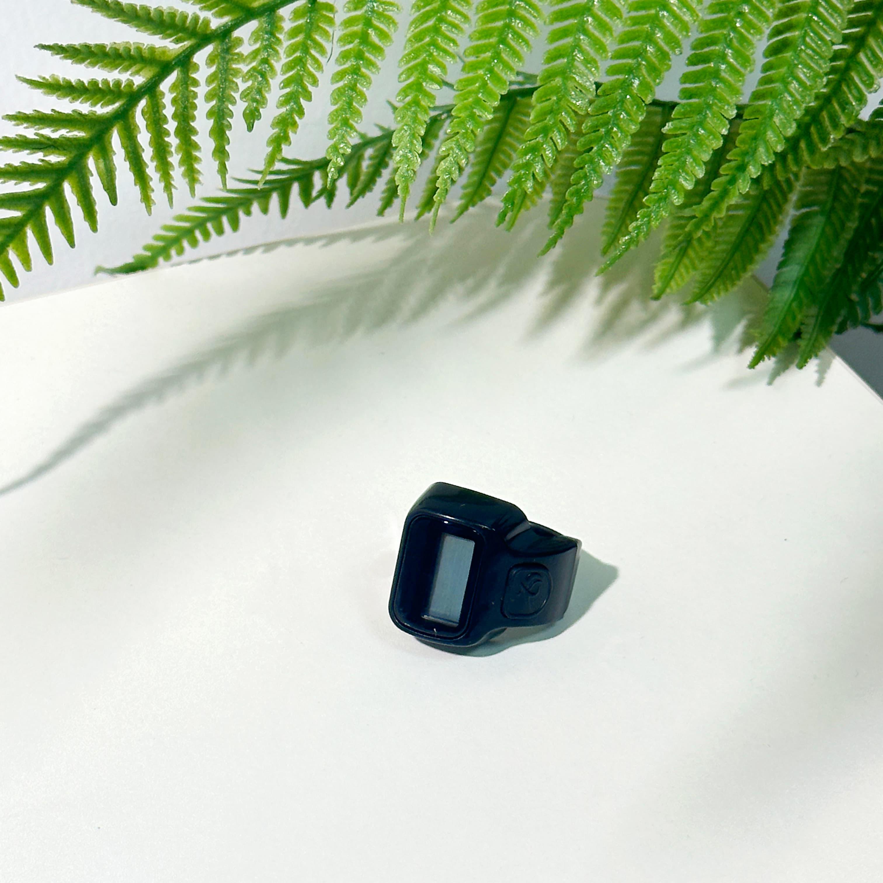 Cincin Tasbih Digital Led Alat Hitung Dzikir Perlengkapan Ibadah Alat Zikir Muslim Finger Counter Mini Motif Warna-warni