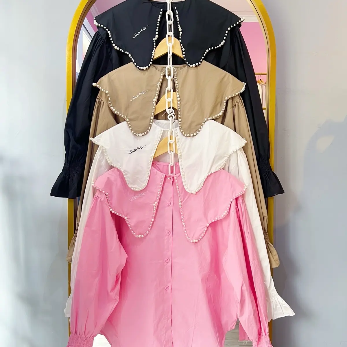 Kemeja Katun Premium Pearl Bangkok untuk Wanita Dewasa