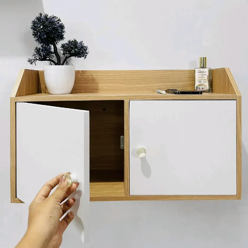 Lemari 2 pintu dinding tempel minimalis 1