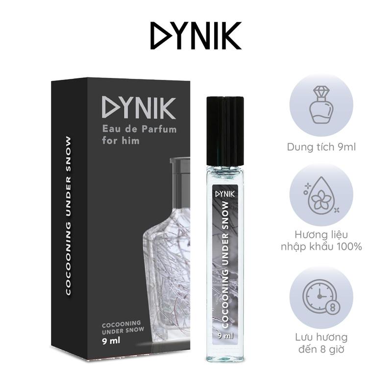  Nước Hoa Nam Cao Cấp DYNIK Hương Gỗ Tinh Tế Cocooning Under Snow 9ml 