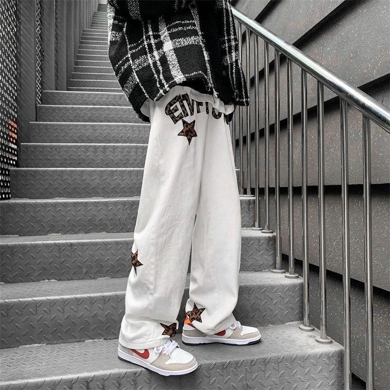 Product Introduction of Quần Dài Nam Maillard Thể Thao, Thương Hiệu Thời Trang Đường Phố Cao Cấp Mỹ, In Chữ, Phong Cách Hip Hop, Ống Rộng, Dáng Suông, Ống Đứng, Bộ Sưu Tập Xuân / Hè 2024 Menswear Lưng Cao Pants 4