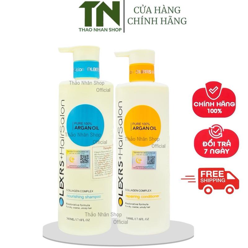 Dầu gội cặp olex argan oil 500ml Phục Hồi Tóc Khô Sơ
