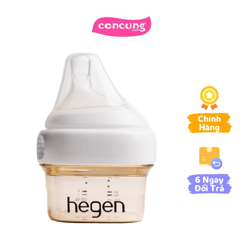 Bình sữa PPSU Hegen 60ml dành cho bé từ 0-1 tháng tuổi