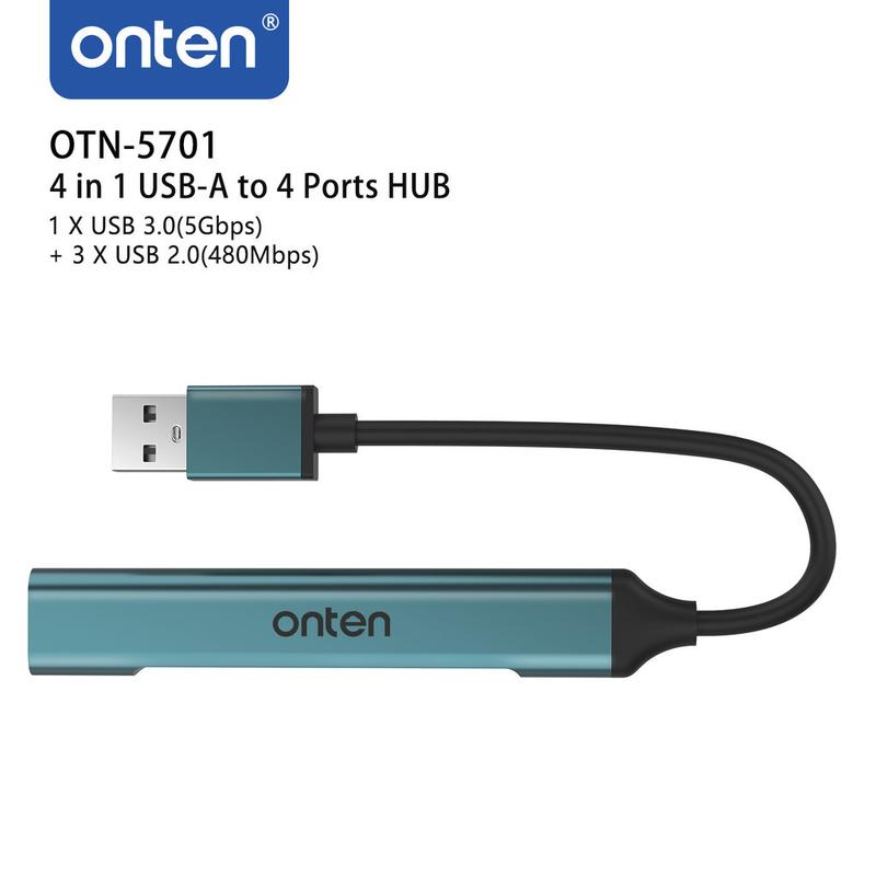 Bộ Chia USB 4 Trong 1 – 1 Cổng USB 3.0 5Gbps + 3 Cổng USB 2.0 – Tương Thích Laptop & PC 3