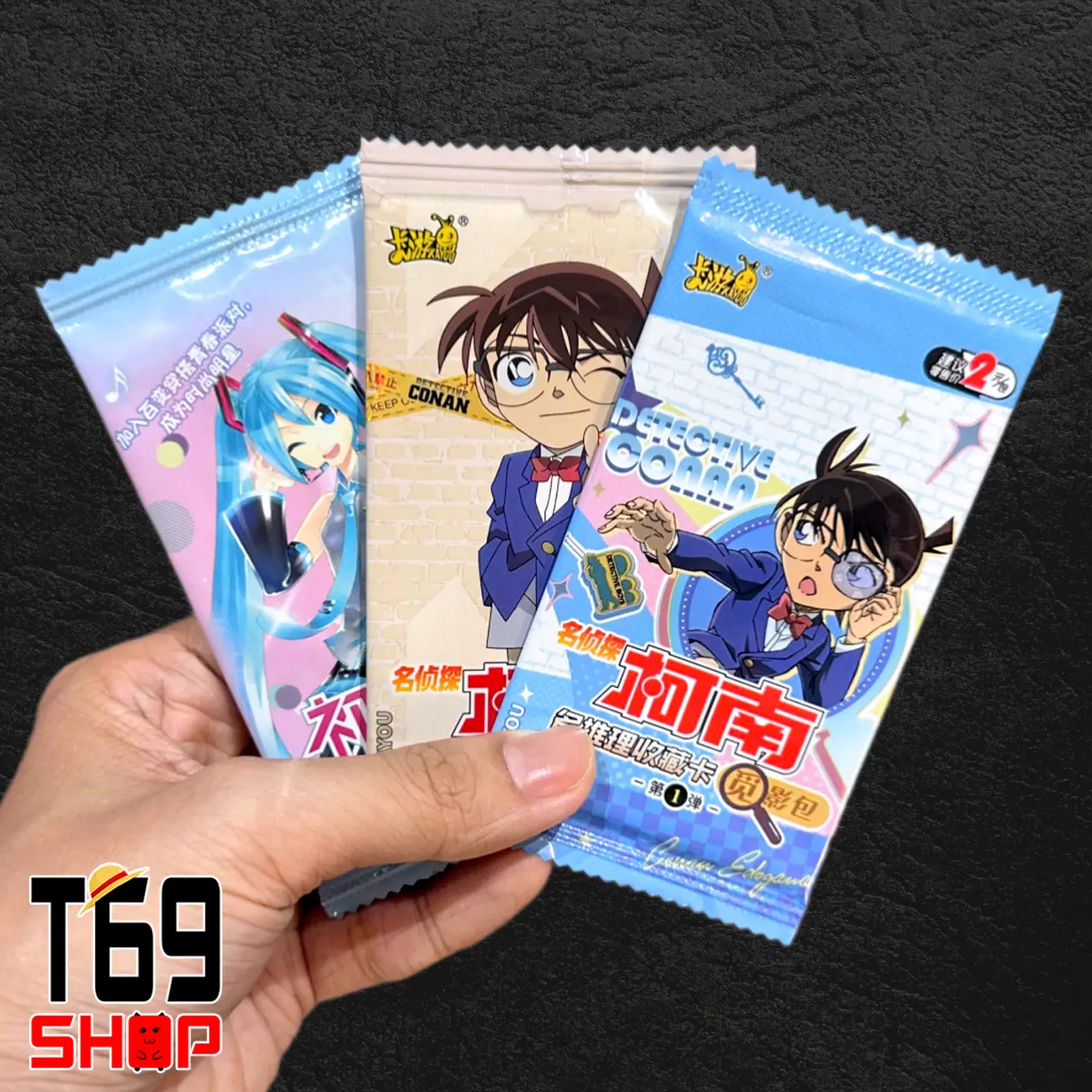 [Chính Hãng KAYOU] Pack nhân phẩm, gói thẻ nhân phẩm anime Detective Conan , Hatsune Miku [T69 Shop]