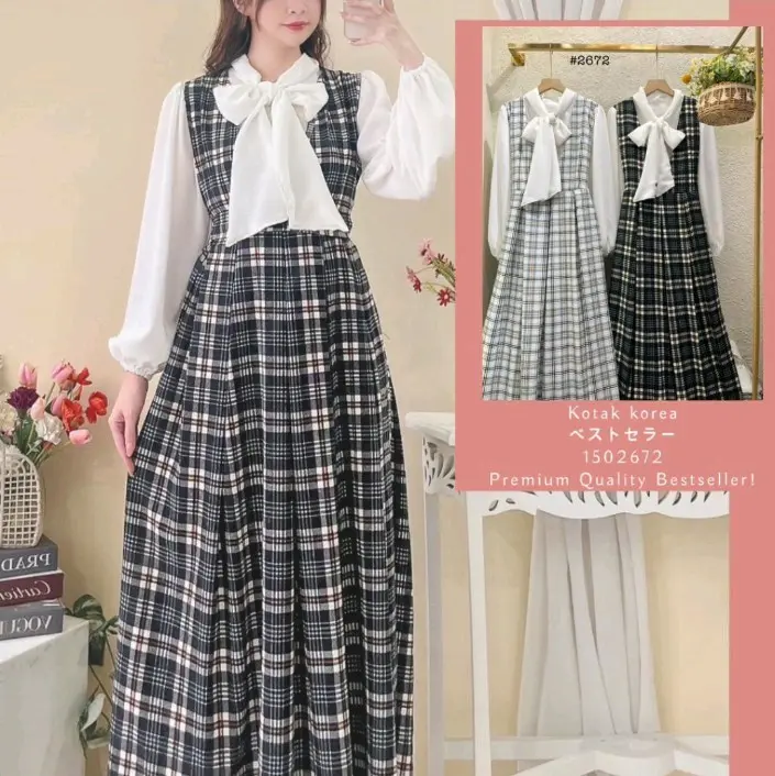 Siera dress gamis korea gamis korean style gamis vintage gamis lebaran Putih Wanita Tutu Silk Kotak Katun Siera dress gamis korea gamis korean style gamis vintage gamis lebaran Putih Wanita Tutu Silk Kotak Katun