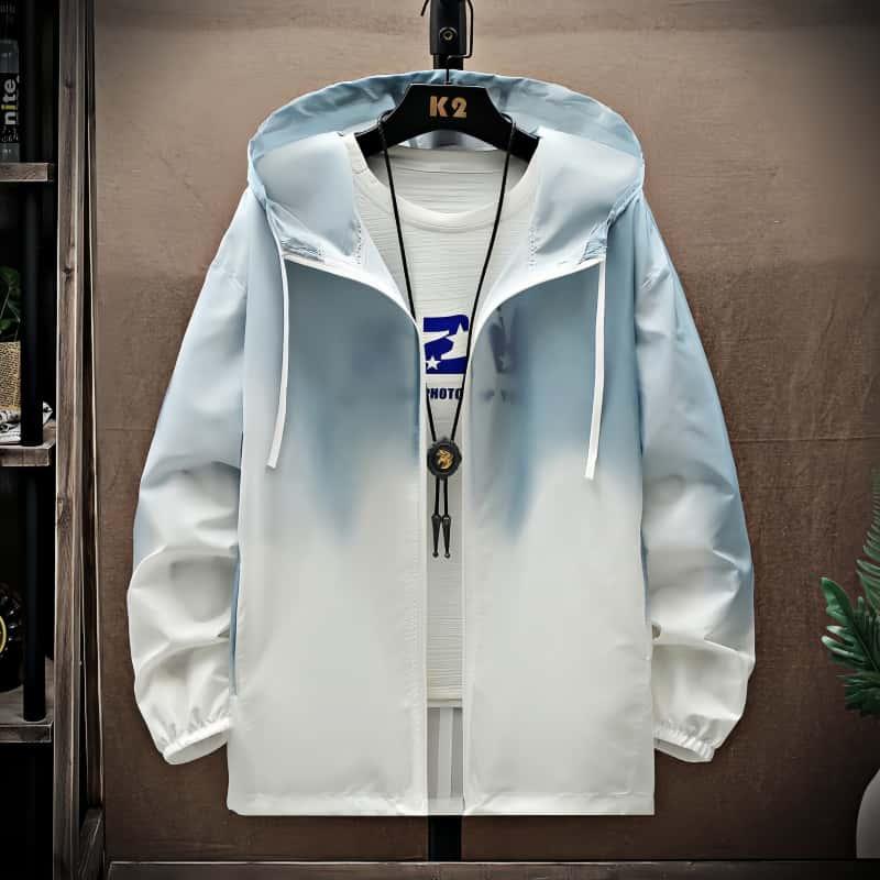 Man Fashion Spring Summer Sun Protection Clothing Long Sleeve Hoodies Couple Students Soft Leisure Zip-up Coat Sweatshirts Top byther  reflective  jacket 2