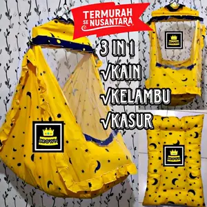 Ayunan Karakter | Ayunan Bayi Jumbo | 3 in 1 Kain+kelambu+kasur terlaris