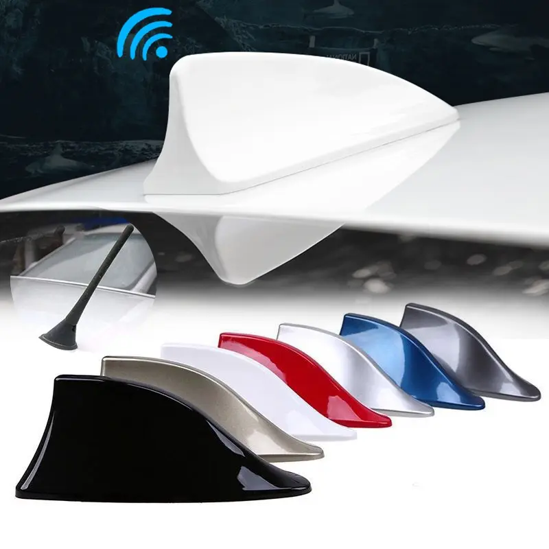 Shark Fin Model FM Radio Antenna, Shark Aerial Antenna for all styles of car Roof Antenna FM AM Radio Signal Car Accessories