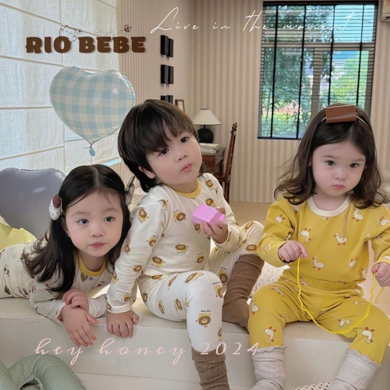 [QCCC] Set bộ áo và quần Dài Tay Hãng Hey Honey Thu Đông chất cotton co dãn hoạ tiết cho bé  Mềm