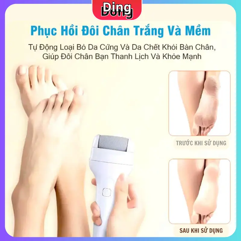 Máy mài chân móng chân điện, Máy mài chân USB có thể giặt được, Dụng cụ chăm sóc Thiết bị làm móng đầu  mài 4
