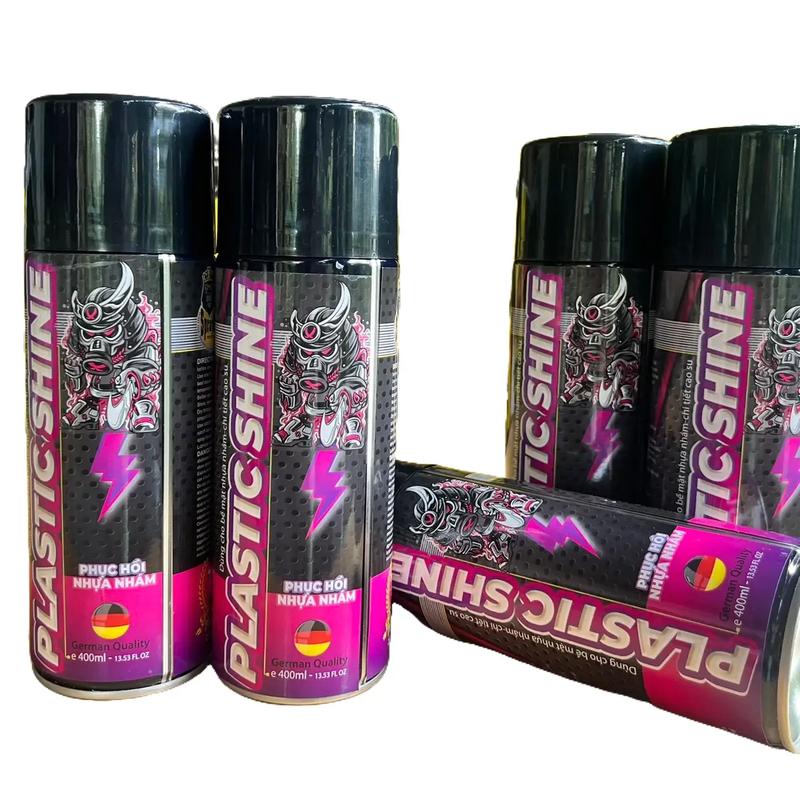  Chai xịt phục hồi nhựa nhám sprayking 400ML   tặng khăn ngẫu nhiên   