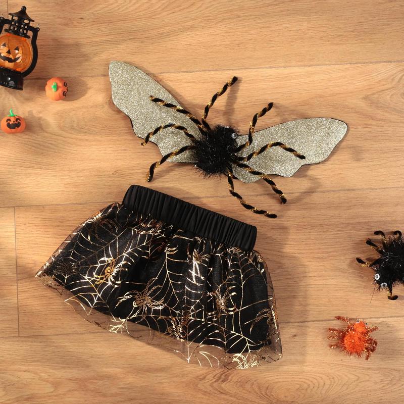 Product Introduction of Halloween Versatile Spider Set Small and Medium Dog Clothes 5
