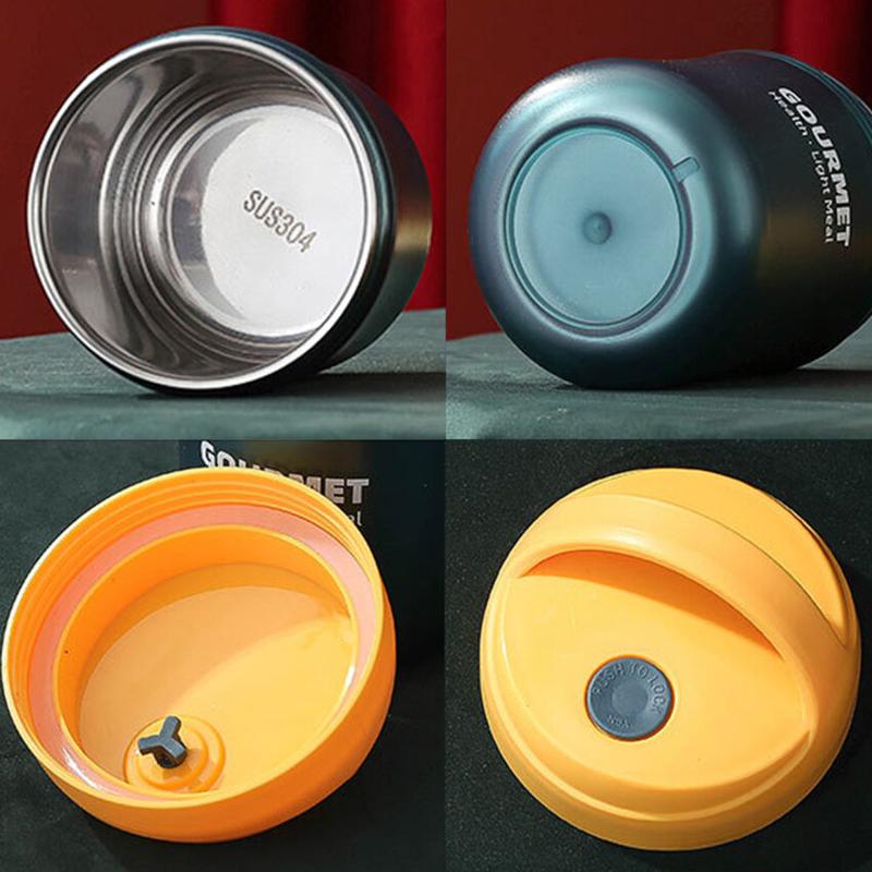500ml Thermal Lunch Box Food Container Stainless Steel Vacuum Cup Soup Cup Insulated Lunch Box For School 5