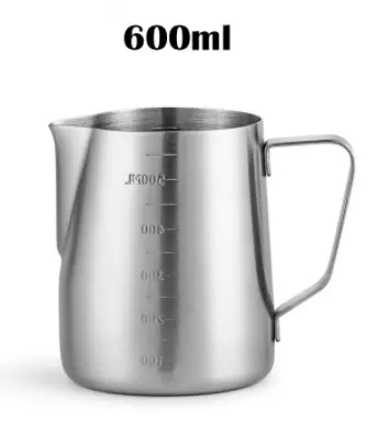 Ca Đánh Sữa Lạnh Inox 304 Có Vạch Chia Rõ Ràng 350ml - 600ml - 1000ml 1