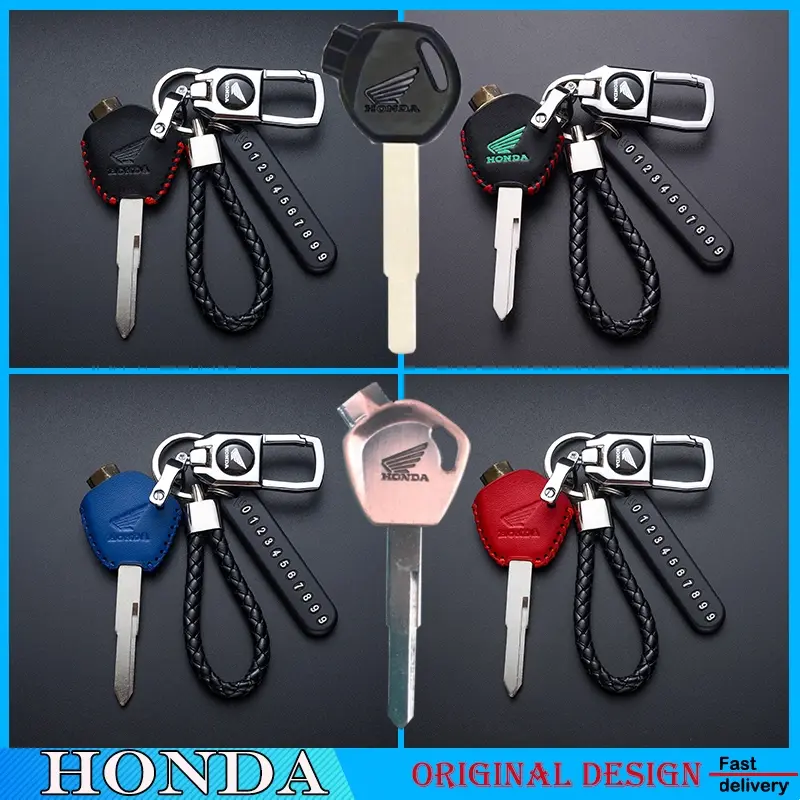 Leatherwear Key Cover Honda Click 125i Wave 110i / 125i Scoopy-I Zoomer X Key Case honda  key key  cover key  case honda  key key  cover