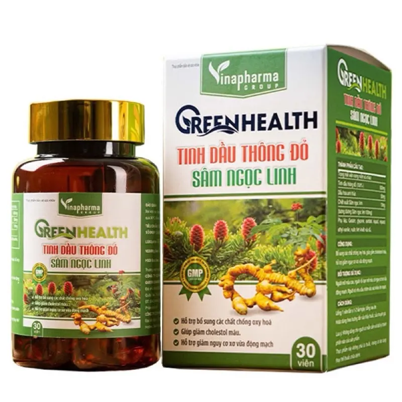 ￼GREEN HEALTH Tinh dầu thông đỏ Sâm Ngọc Linh 0