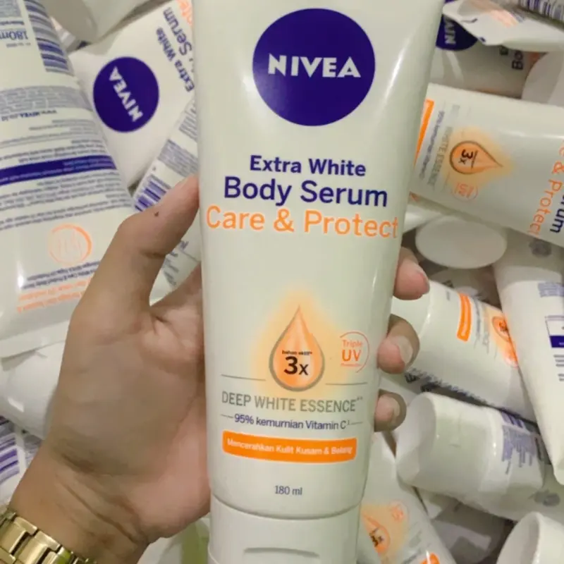 NIVEA BODY SERUM EXTRA WHITE CARE AND PROTECT 180 ML 0