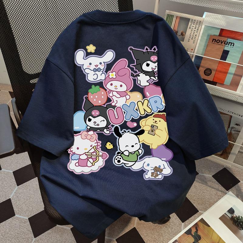 Product Introduction of 100% Cotton Funny Funny Cartoon Printed Oversize Top for Women Unisex 8