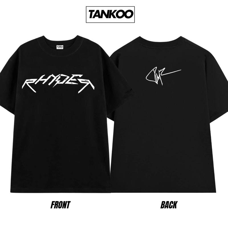 Áo có chữ kí DG House Rhyder Quang Anh thun cotton co dãn 2 chiều thoáng mát áo phông nam nữ uinsex anh trai say hi ATSH rhyder cổ tròn