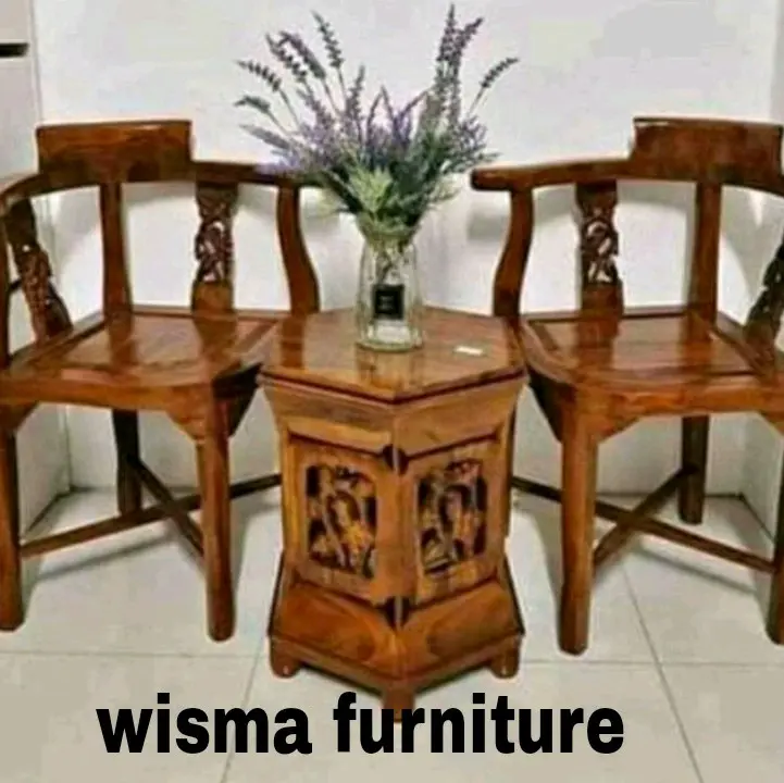 Kursi teras murah kayu full jati Chairs