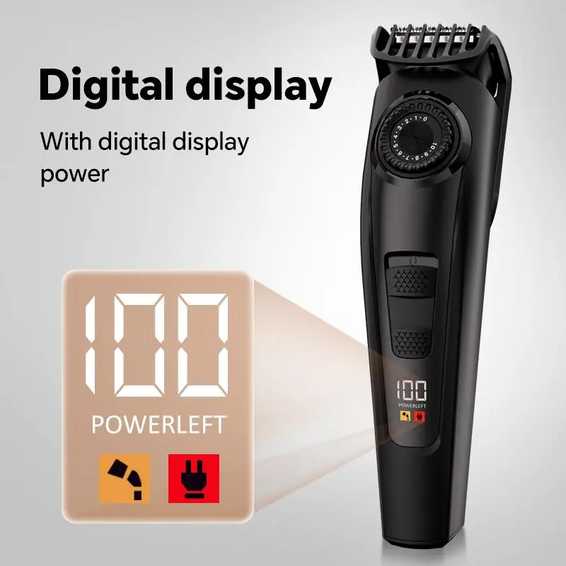 Multifunctional Men's Body Hair Trimmer, USB Rechargeable Electric Razor, Beard Trimmer, Hair Trimmer for Home Salon Use 3