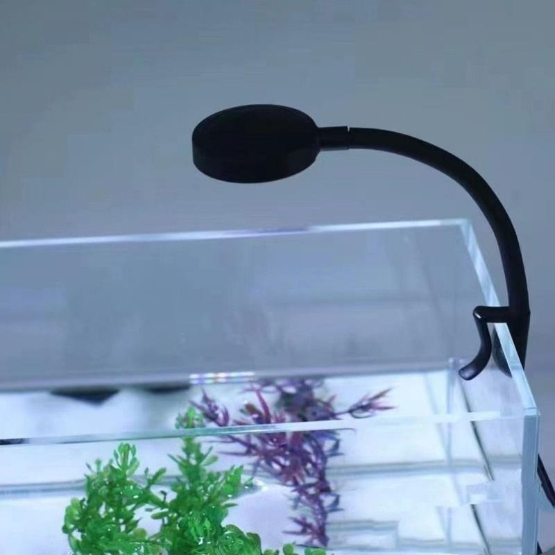 Product Introduction of New Rotatable Fish Tank Clip Lamp LED Full Spectrum Waterproof Water Grass Tank Spotlight USB Power 360-degree Aquarium Plant Light Fish Tank 13