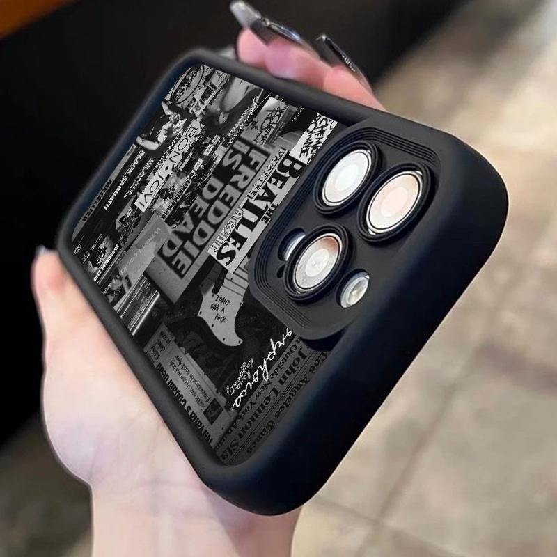 Casing untuk VIVO Y17 X50 Lite Y01 Y02 Y02A Y02t Y03 Y10 Y10 T1 Y11s Y12 Y12a Y12s Y15 Y15s Y15a Y15c Y16 Y17s Y18 Y18e Y19 Y1s Silikon Lembut TPU Stiker Sederhana Pelindung Lensa 4