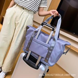 Beg Kembara, untuk Wanita, dengan Pemisahan Basah dan Kering, Sesuai untuk Sukan dan Gim, Kapasiti Besar, Beg Tangan, Ringan, Beg Simpanan, Kalis Air, Beg Sandang Bags Travel