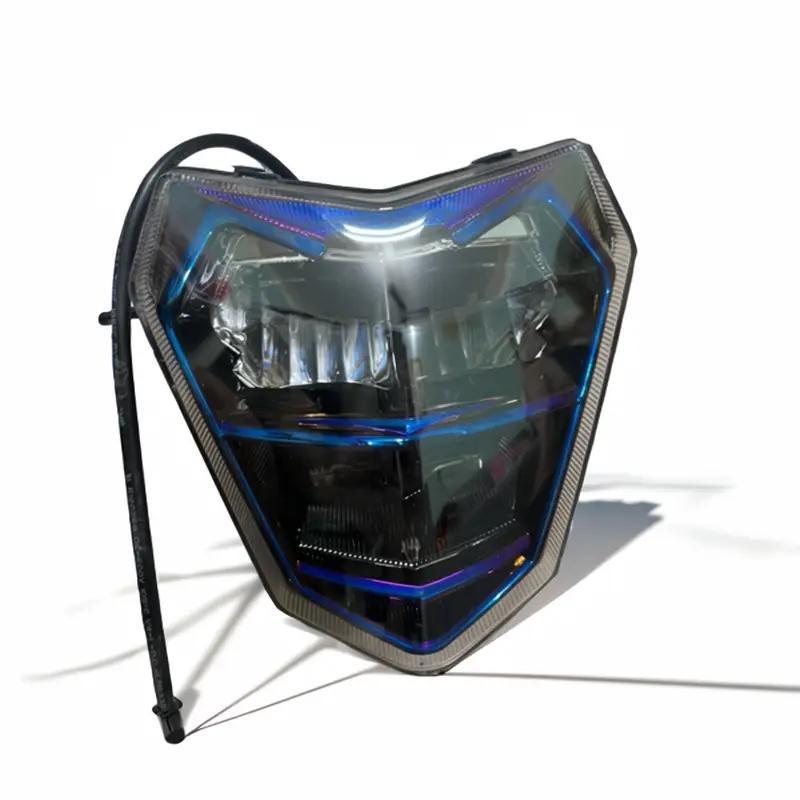 Đèn zinpat Xmen 2 Tầng màu titan cho xe điện Xmen ( lắp mặt nạ bi cầu) Xi Nhan Phụ Tùng