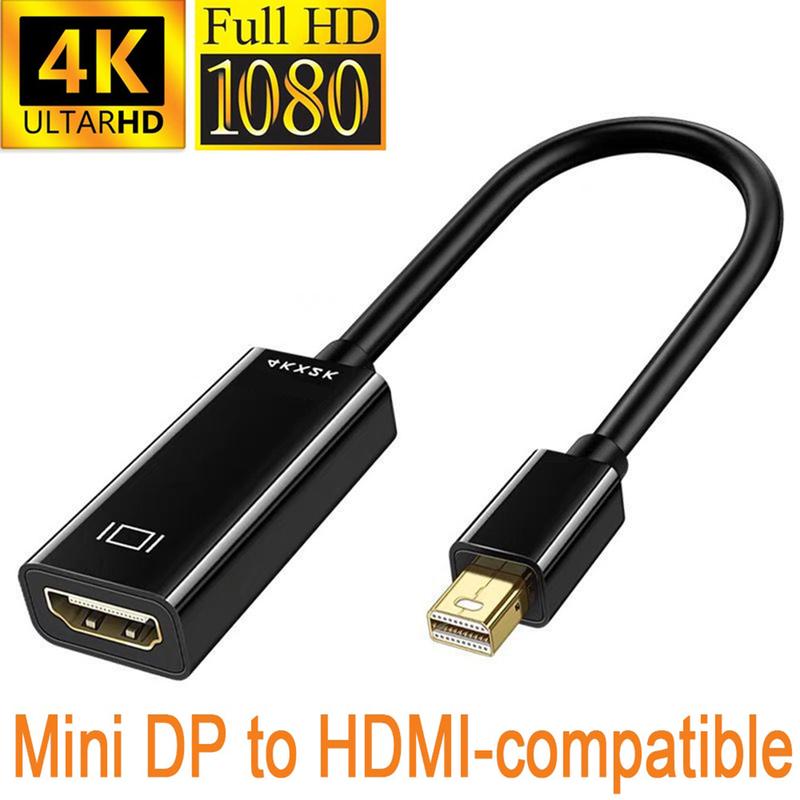 Cáp chuyển Mini Displayport to HDMI mini DP sang HDMI cho laptop macbook độ phân giải 4K màu đen Phụ Kiện