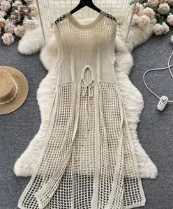 kirei tunik Muslim Nyaman Wanita Atasan Panjang Remaja Linen Kancing Motif Dewasa Formal Cantik Mewah Katun Lembut Dress