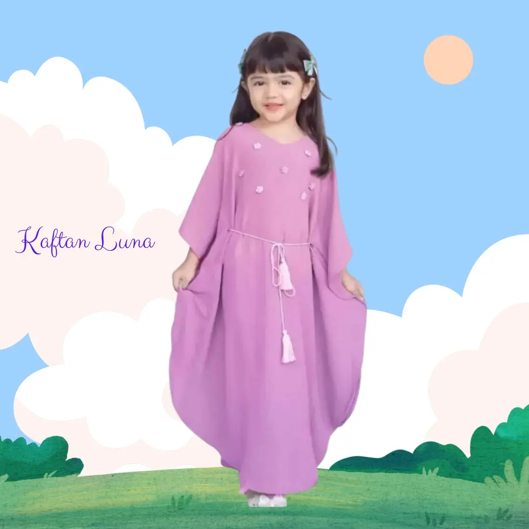 Kaftan Luna Kaftan Anak and Mom