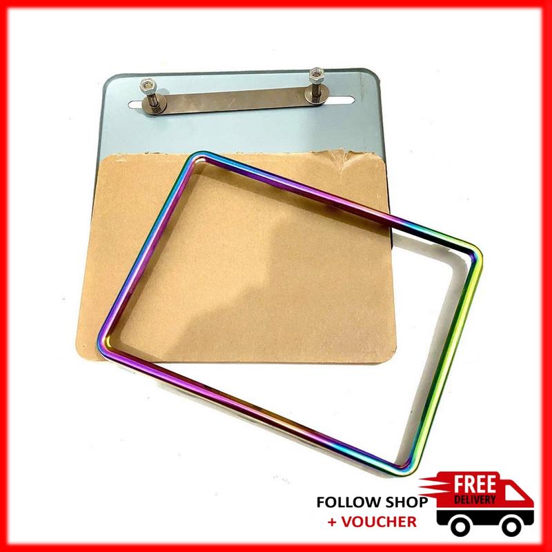   Hot  Bộ Khung Biển Số Mica + Ốp Viền Biển 7 Màu Titan Đầy Đủ Cực Đẹp 