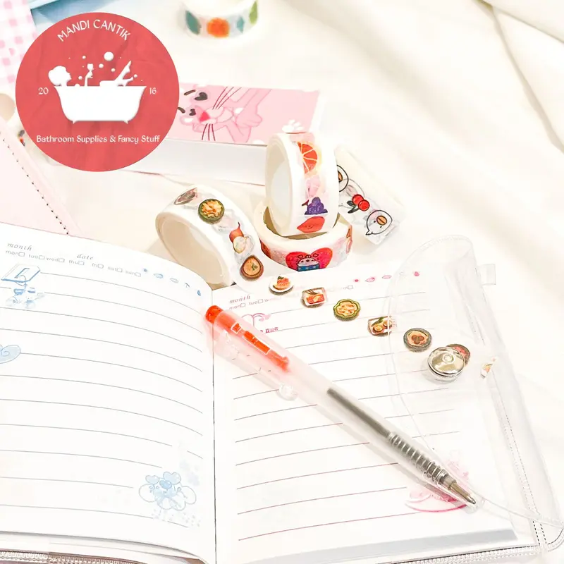 Paket jurnal 6 in 1 boba Alat Tulis Lucu Kantor 3