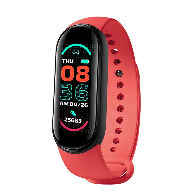 Product Introduction of New M6 smart bracelet exercise pedometer to measure heart rate and blood pressure electronic waterproof couple male and female students multi-function table 9