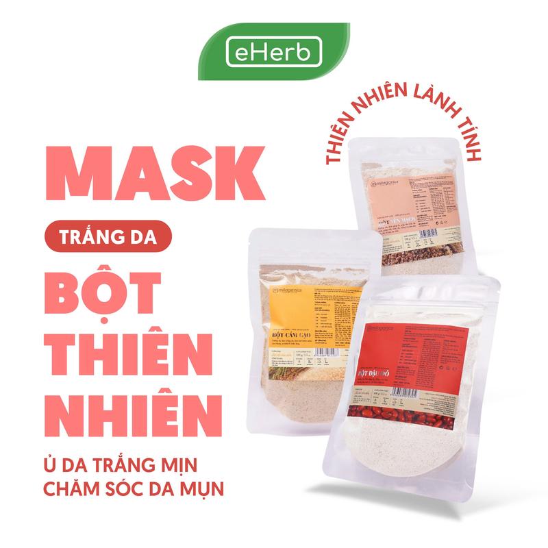Bột Đắp Mặt Trắng Da Thiên Nhiên MILAGANICS - Mặt Nạ Bột Ủ Body Trắng Da - Mask Đắp Mặt Dành Cho Da Mụn - Bột Đậu Đỏ, Trà Xanh, Nghệ Hỗ Trợ Dưỡng Da Trắng Mịn - Mặt Nạ Dẻo Dưỡng Ẩm Chăm Sóc Da Nữ Skincare Làm Đẹp Da Mỹ Phẩm Women Dưỡng Da Mặt Dưỡng Ẩm Da