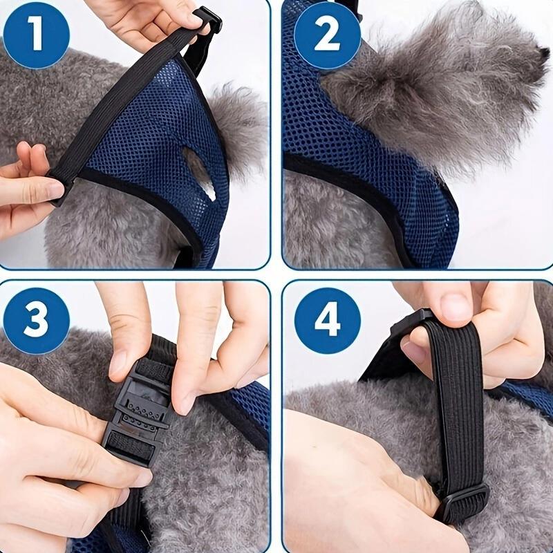 Product Introduction of Breathable Adjustable Female Dog Diapers with 3 Replacement Pads Ideal for Dogs in Heat Menstruation and Incontinence 4