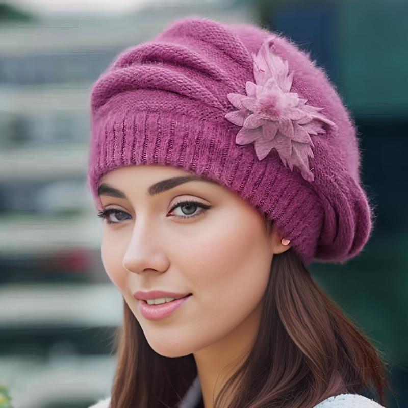 Winter Chic Slouchy Beanie Hat - Soft Acrylic Knit, Elastic, Packable, and Warm Perfect for Christmas, Autumn, Daily Use jewelry 8