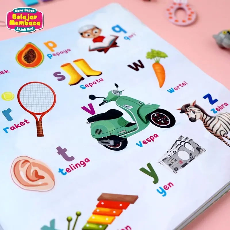 Cara Cepat Belajar Membaca Sejak Dini - Fun Learning - Buku Belajar Membaca - Usia 2 tahun - Buku Belajar Membaca - Buku Anak - Visi Mandiri - Ziyadbooks - Softcover - Littlestar - Buku Pelajaran - Buku Sekolah 5
